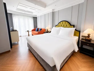 Camera Matrimoniale Deluxe con Balcone — Palais De Sapa Boutique Hotel